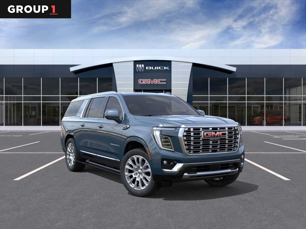 2026 GMC Yukon XL Denali Denali Downpour Metallic at Group 1 GMC Buick South
