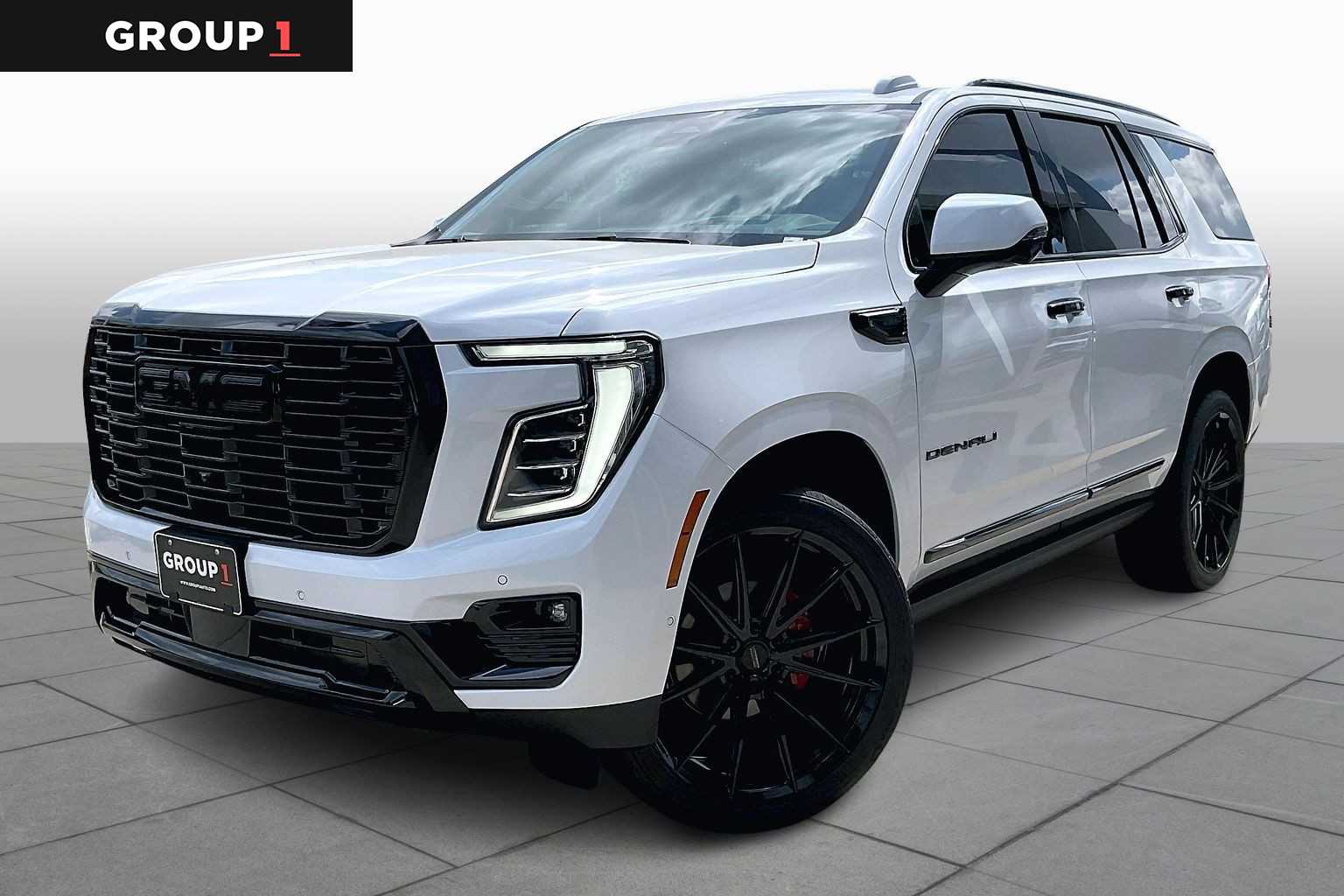 2026 GMC Yukon Denali Denali Glacier White Tricoat at Group 1 GMC Buick South