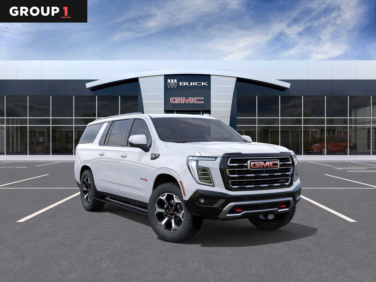 2026 GMC Yukon XL AT4 Summit White at Texan GMC Buick