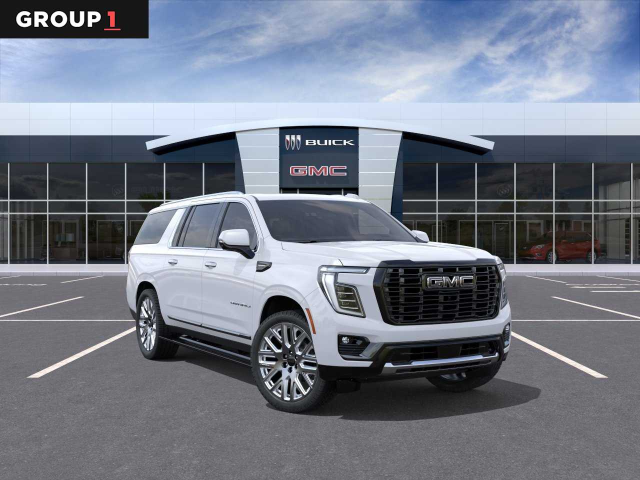 2026 GMC Yukon XL Denali Ultimate Denali Ultimate Glacier White Tricoat at Group 1 GMC Buick South