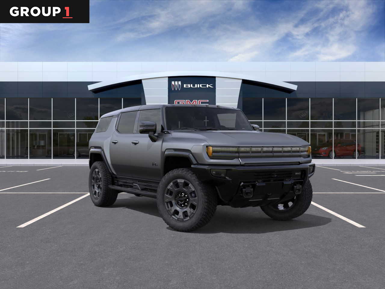 2026 GMC HUMMER EV SUV 3X Magnus Gray Matte at Group 1 GMC Buick South