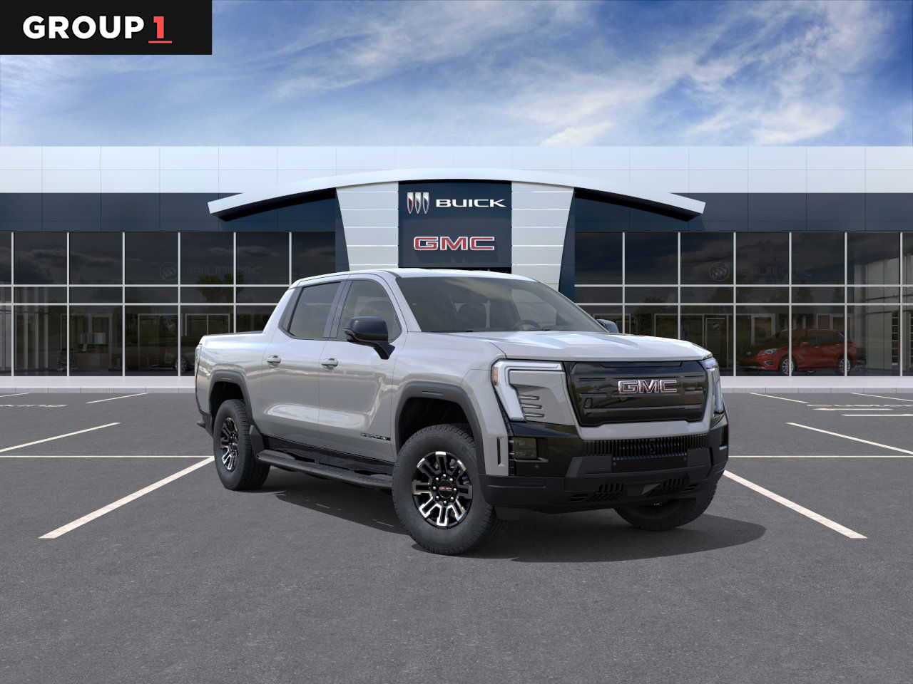 2026 GMC Sierra EV Standard Range Elevation Thunderstorm Gray at Group 1 GMC Buick South