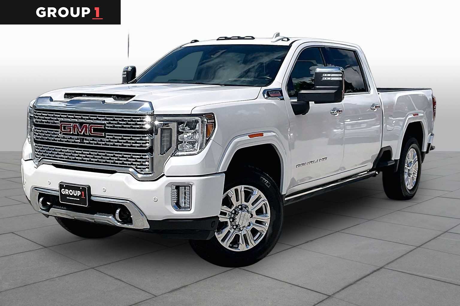 2023 GMC Sierra 2500HD Denali White Frost Tricoat at HGreg Houston