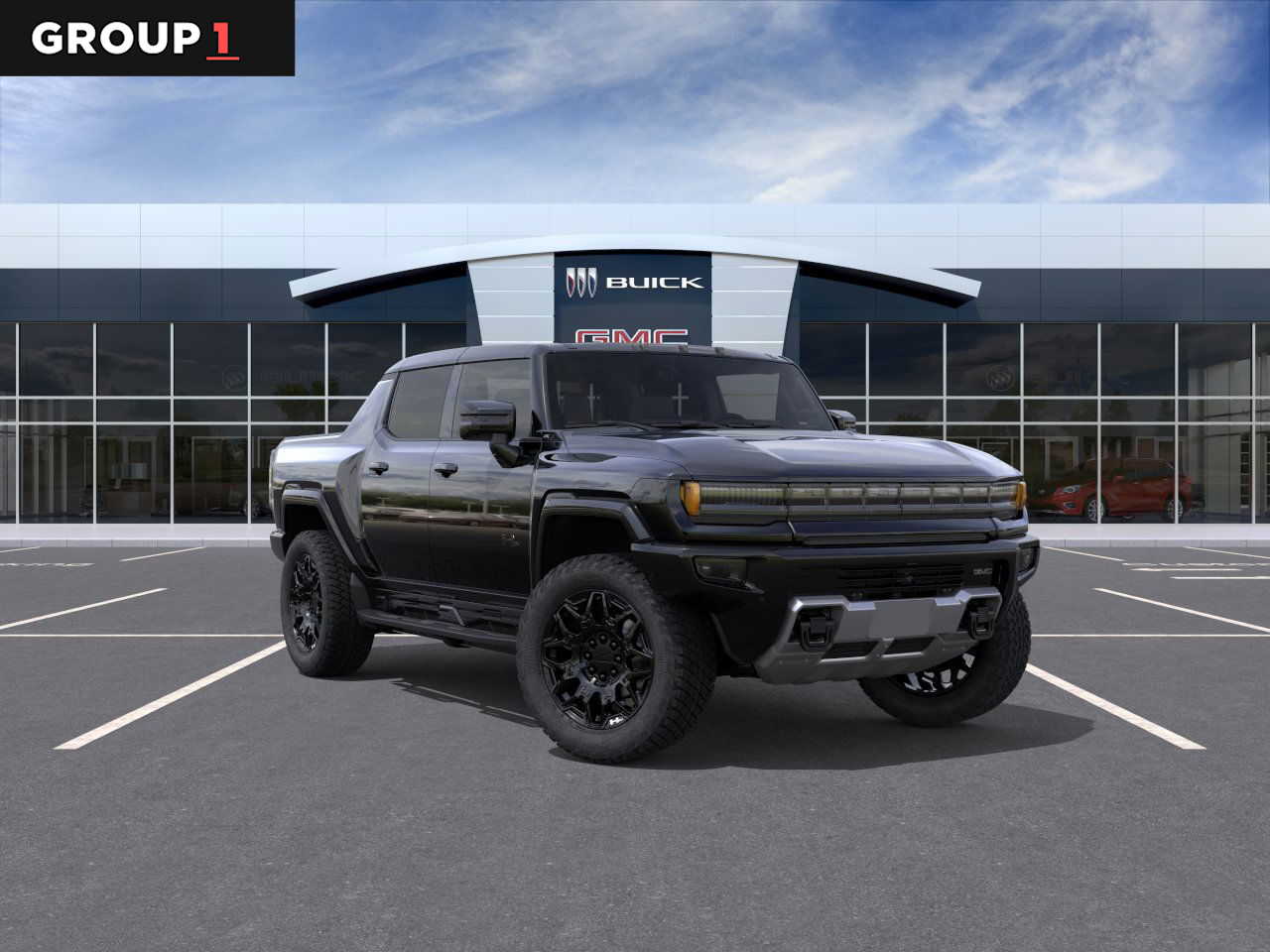 2026 GMC HUMMER EV Pickup 2X Void Black at Group 1 GMC Buick South