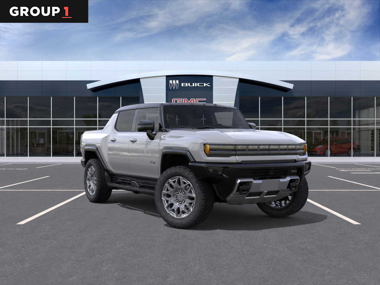 2026 GMC HUMMER EV Pickup 3X Meteorite Metallic (Gray) at Group 1 GMC Buick South