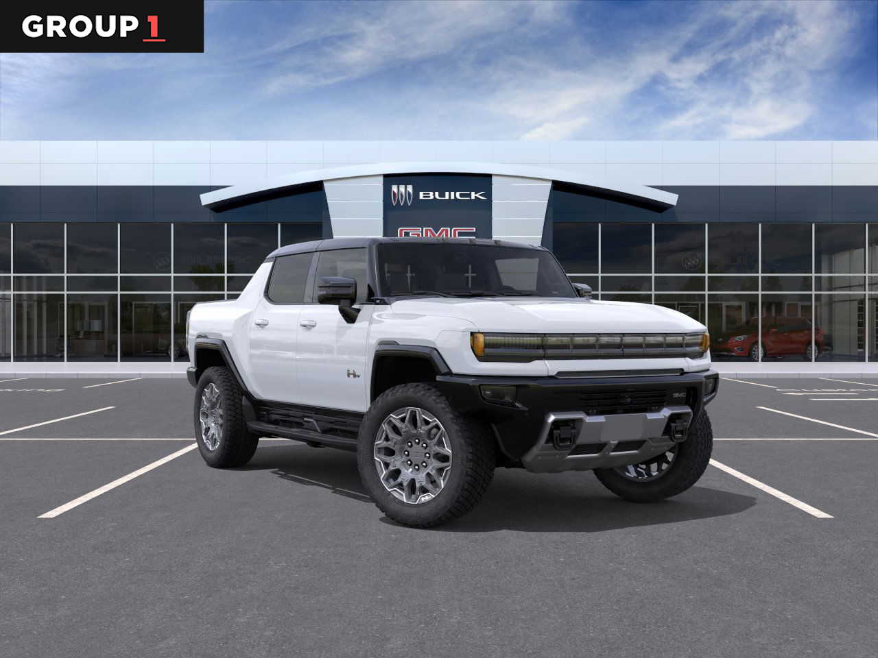 2026 GMC HUMMER EV Pickup 3X Interstellar White at Texan GMC Buick