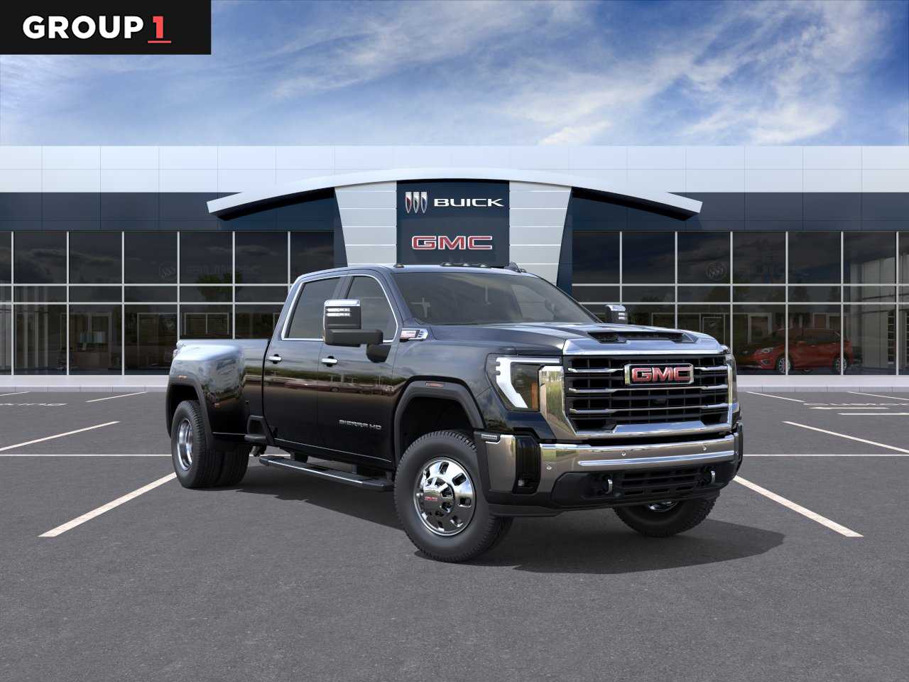 2026 GMC Sierra 3500HD SLT Onyx Black at Texan GMC Buick