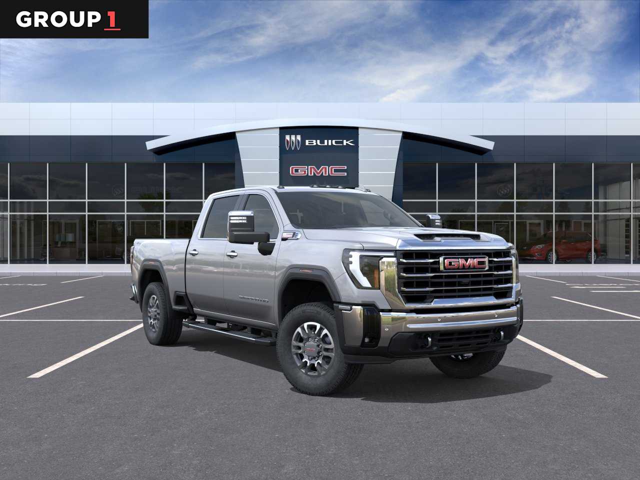 2026 GMC Sierra 3500HD SLT Sterling Metallic at Group 1 GMC Buick South
