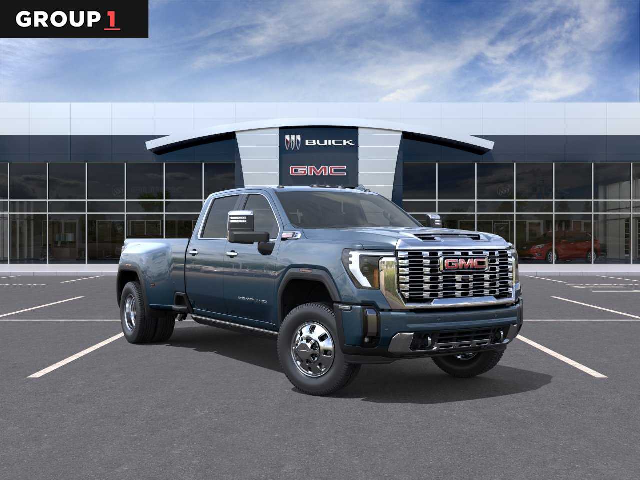 2026 GMC Sierra 3500HD Denali Downpour Metallic at Texan GMC Buick