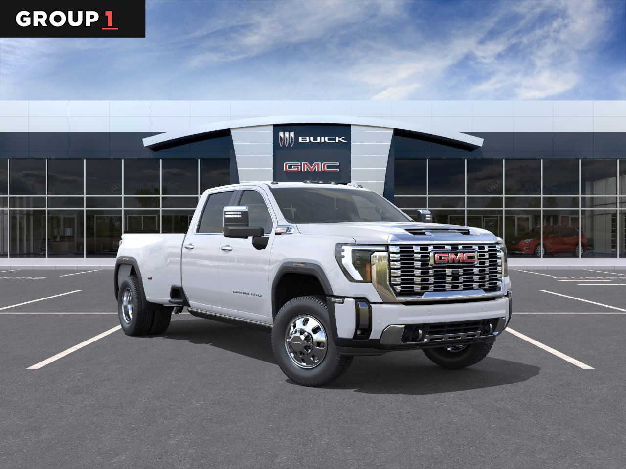 2026 GMC Sierra 3500HD Denali Summit White at Texan GMC Buick