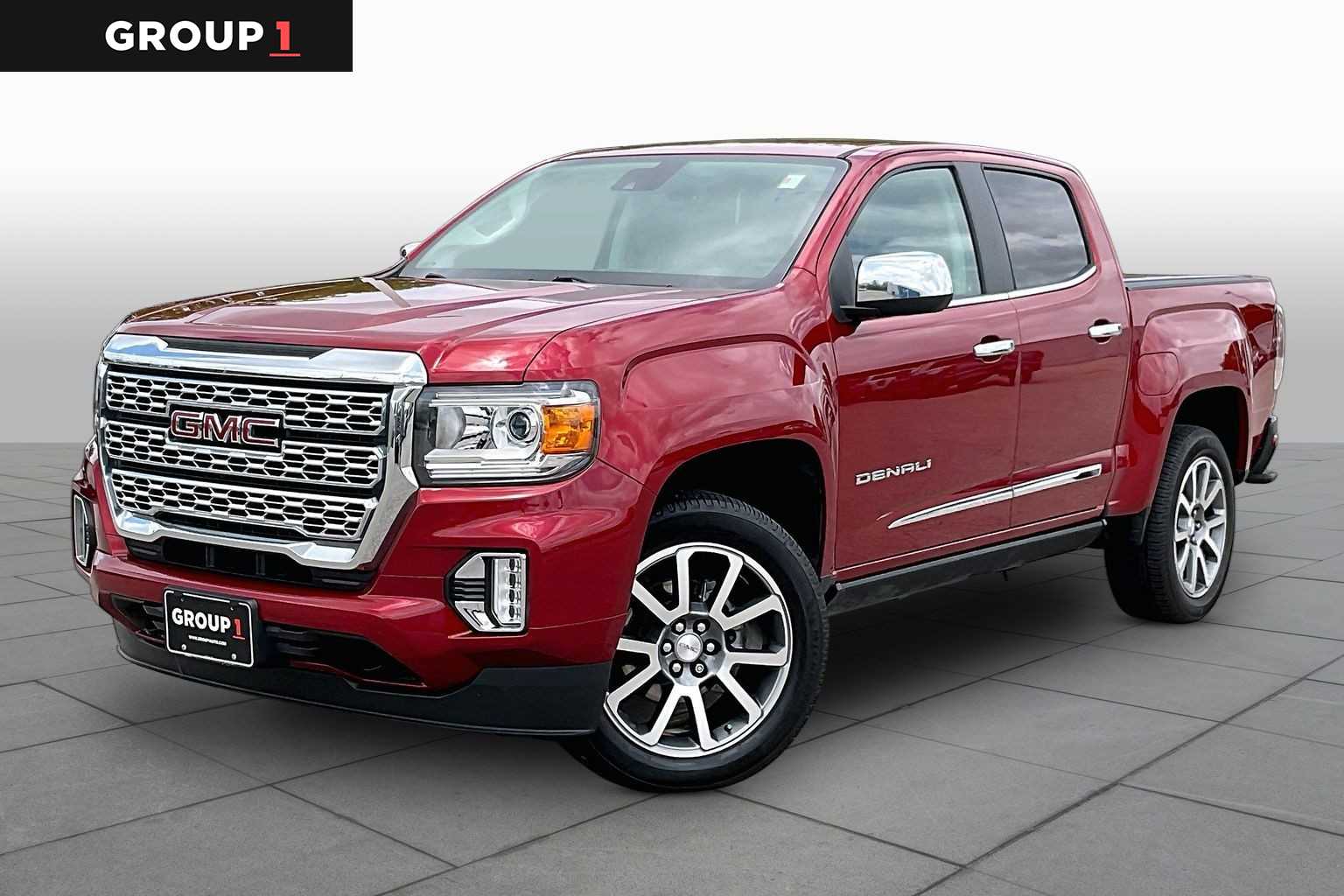 2022 GMC Canyon 4WD Denali Cayenne Red Tintcoat at Group 1 GMC Buick South
