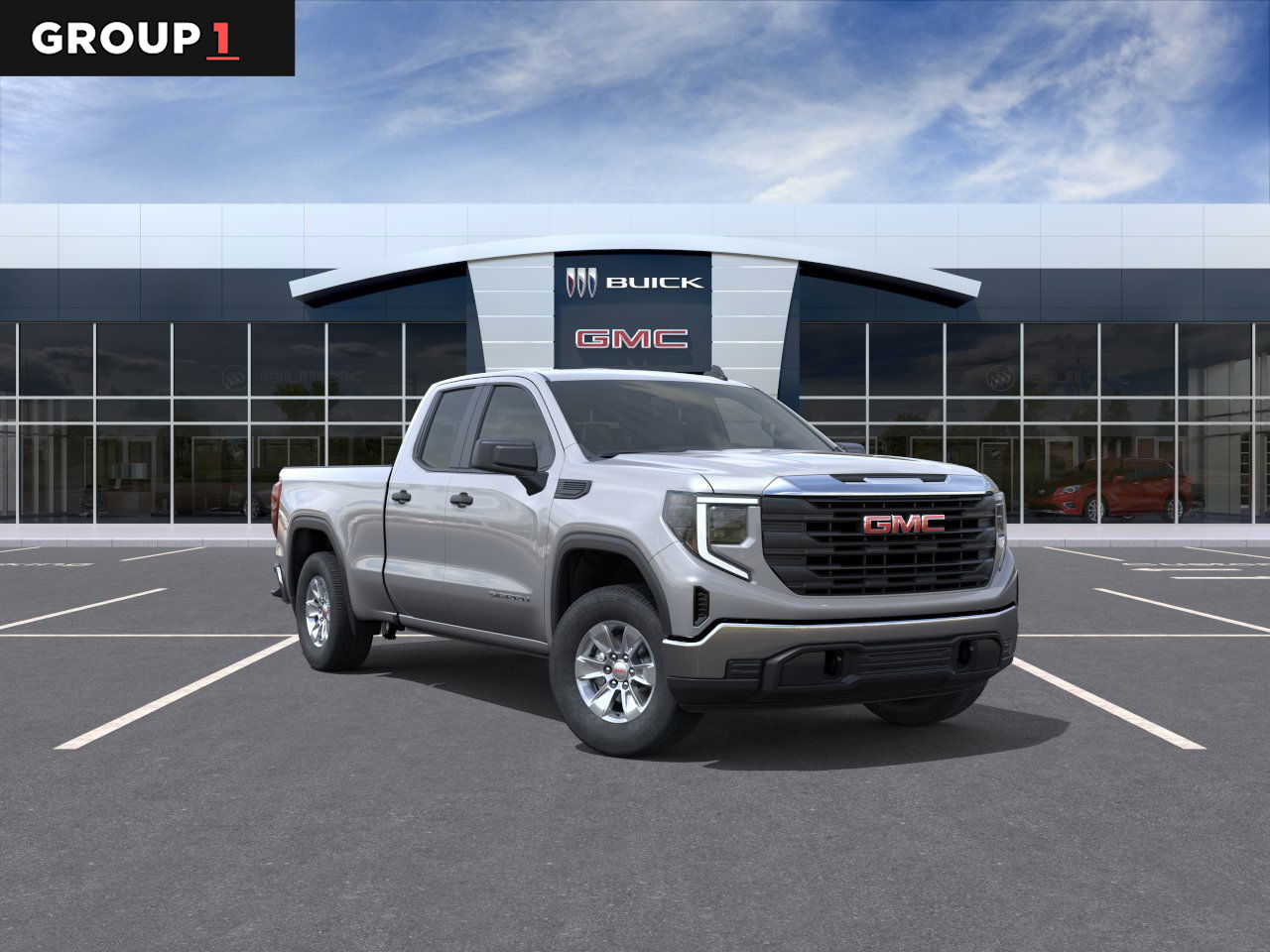 2026 GMC Sierra 1500 Pro Sterling Metallic at Group 1 GMC Buick South