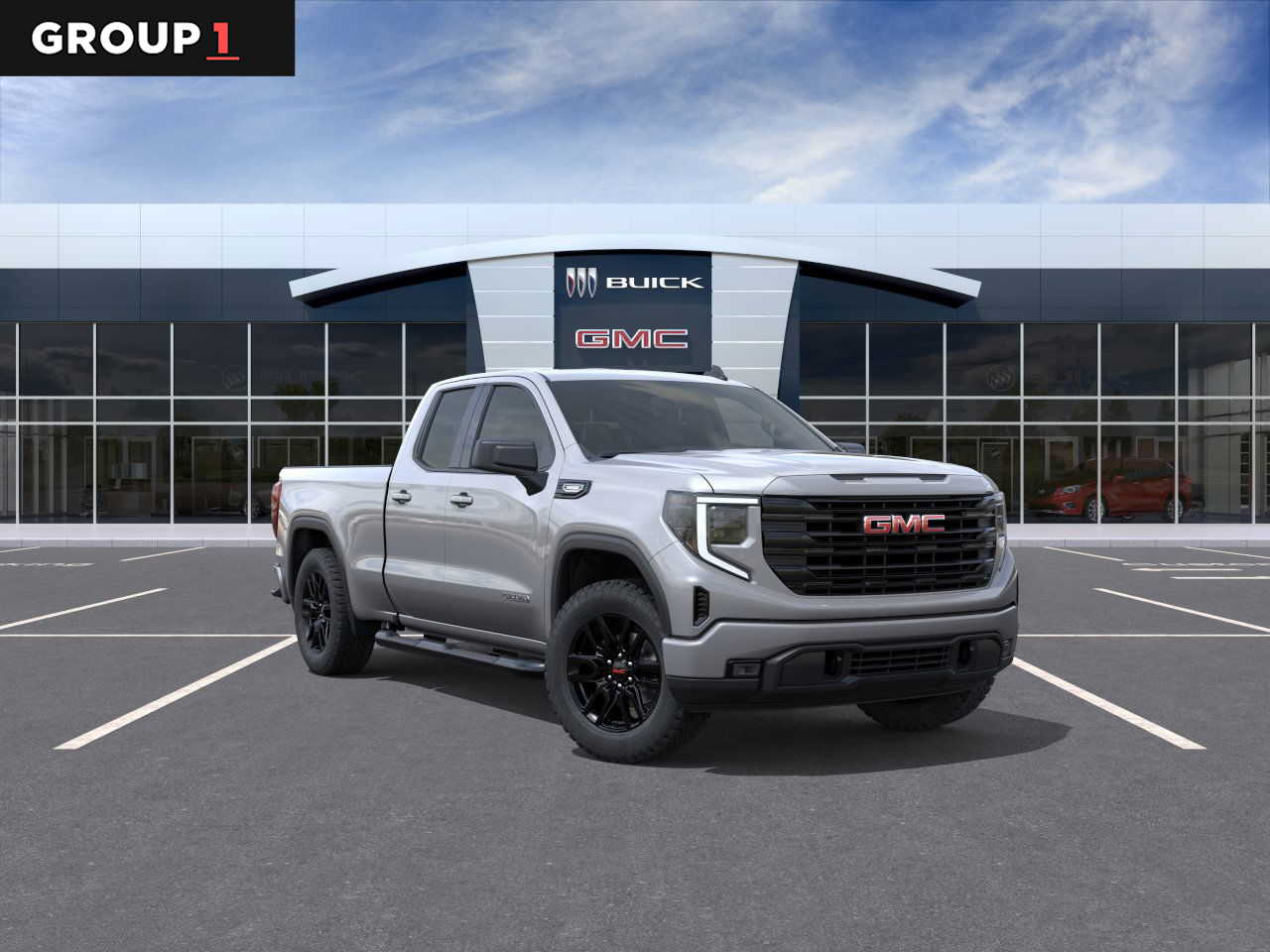 2026 GMC Sierra 1500 Elevation Sterling Metallic at Group 1 GMC Buick South