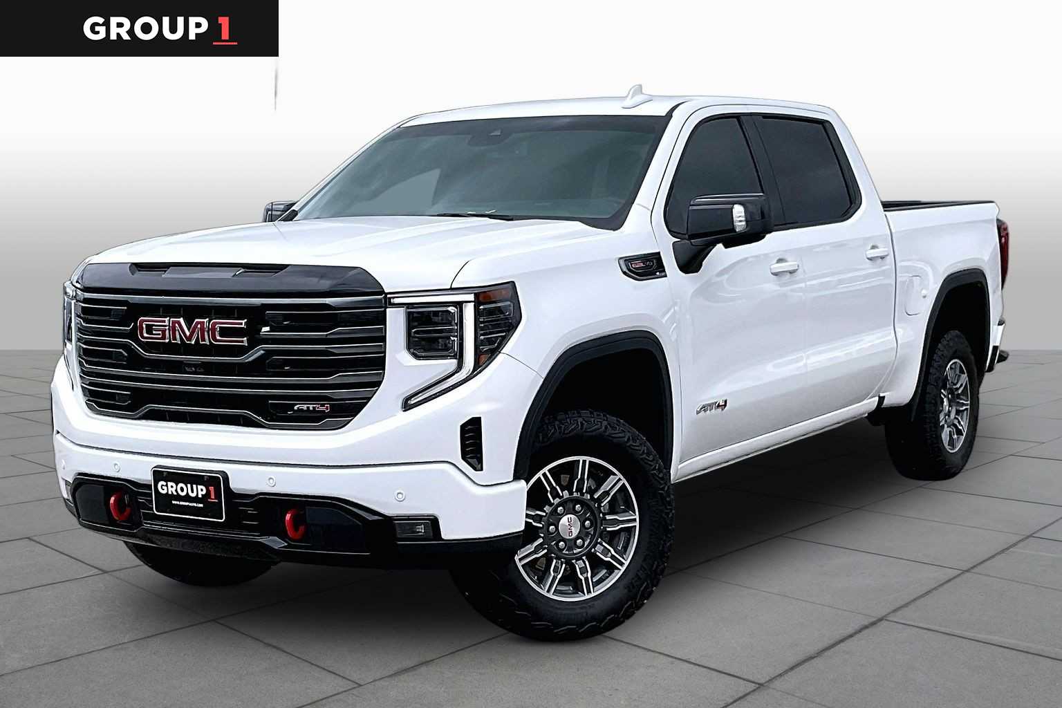 2025 GMC Sierra 1500 AT4 Summit White at Friendly Ford Crosby