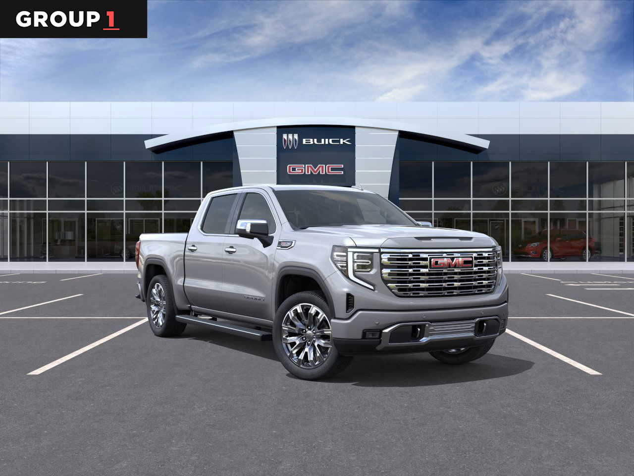 2026 GMC Sierra 1500 Denali Sterling Metallic at Group 1 GMC Buick South