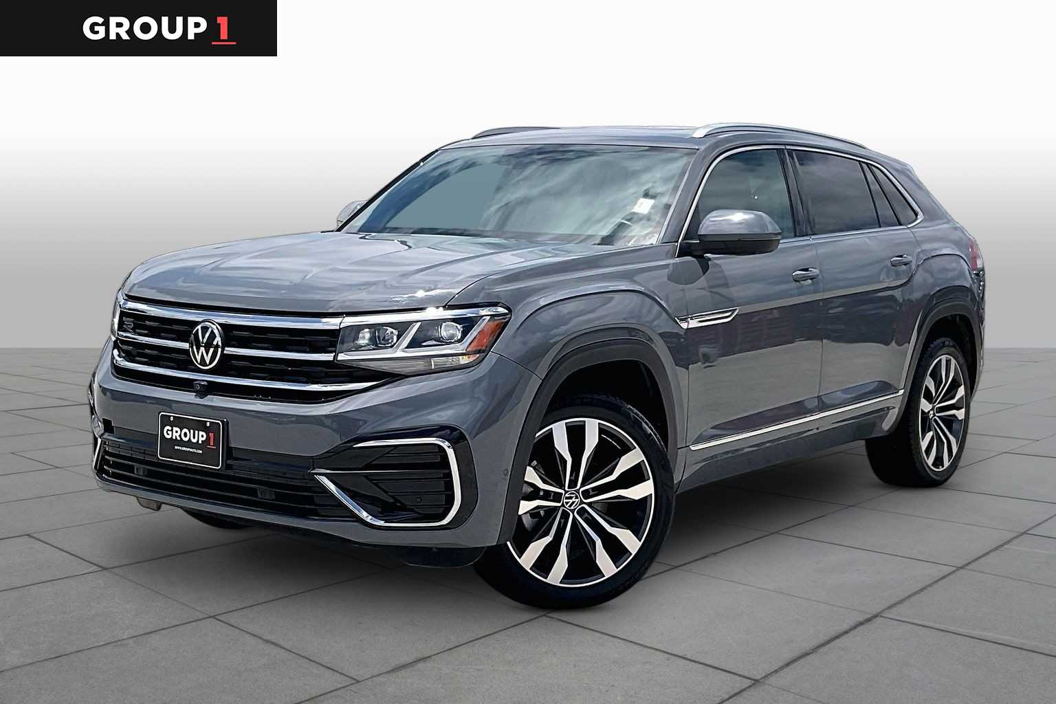 2023 Volkswagen Atlas Cross Sport 3.6L V6 SEL Premium R-Line Pure Gray at AutoNation USA Houston