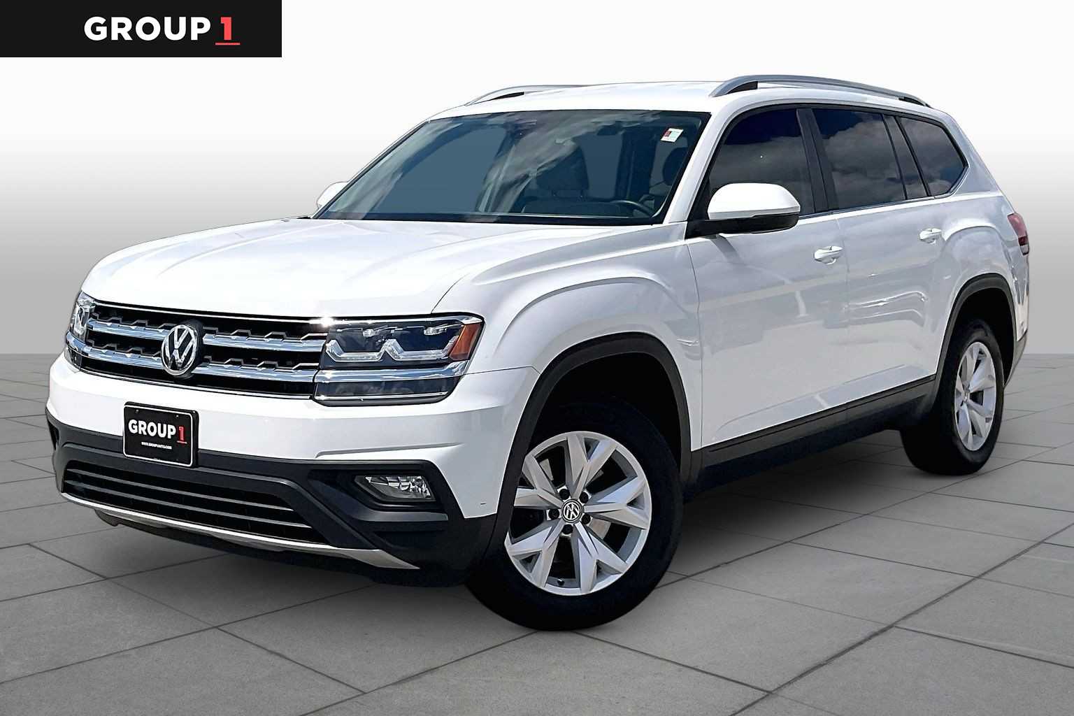2019 Volkswagen Atlas 2.0T SE w/Technology Pure White at Westside Kia