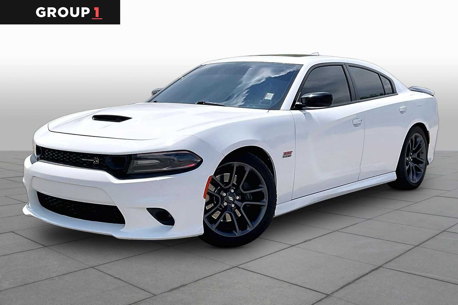 2023 Dodge Charger Scat Pack White Knuckle Clearcoat at Beck & Masten Kia