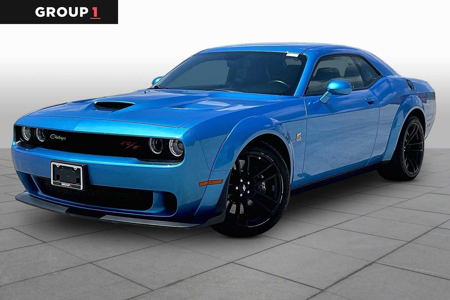 2023 Dodge Challenger R/T Scat Pack Widebody B5 Blue Pearlcoat at Friendly Ford Crosby