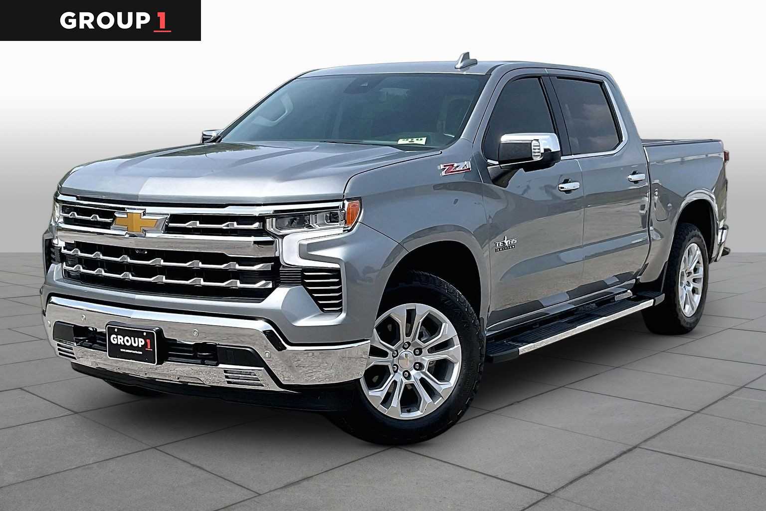 2024 Chevrolet Silverado 1500 LTZ Sterling Gray Metallic at Tomball Chrysler Dodge Jeep Ram