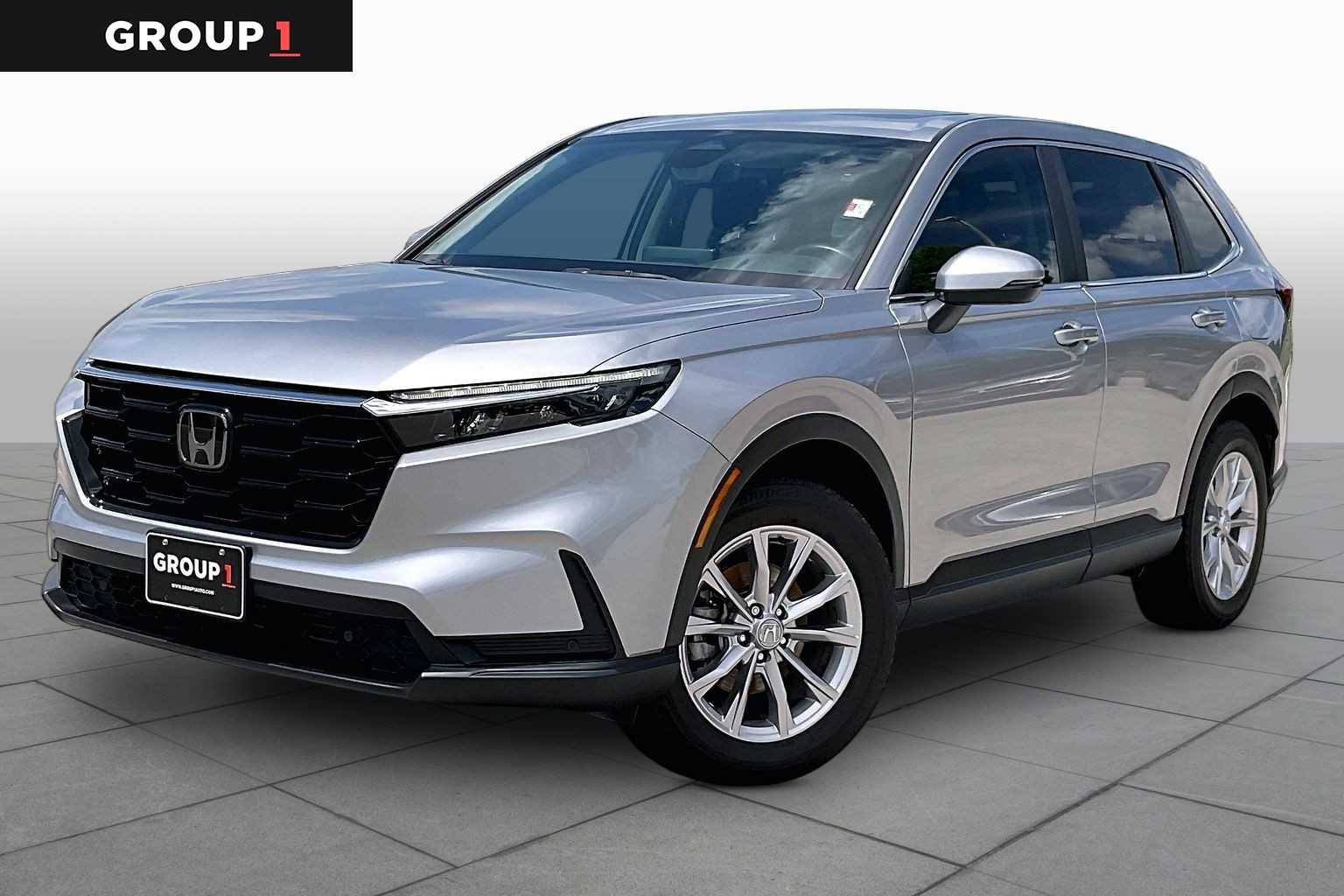 2023 Honda CR-V EX-L Lunar Silver Metallic at Tomball Chrysler Dodge Jeep Ram