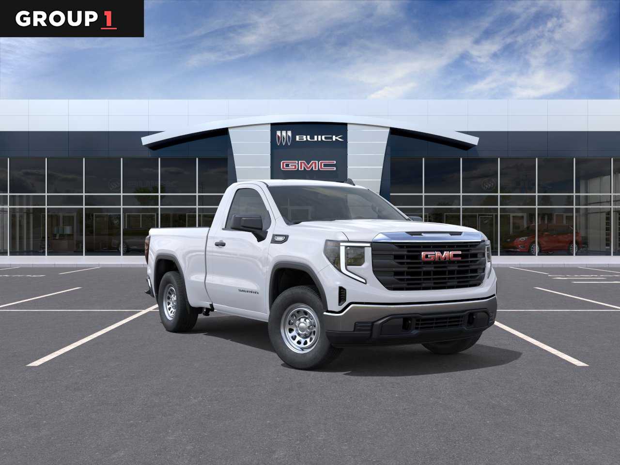 2026 GMC Sierra 1500 Pro Summit White at Group 1 GMC Buick South