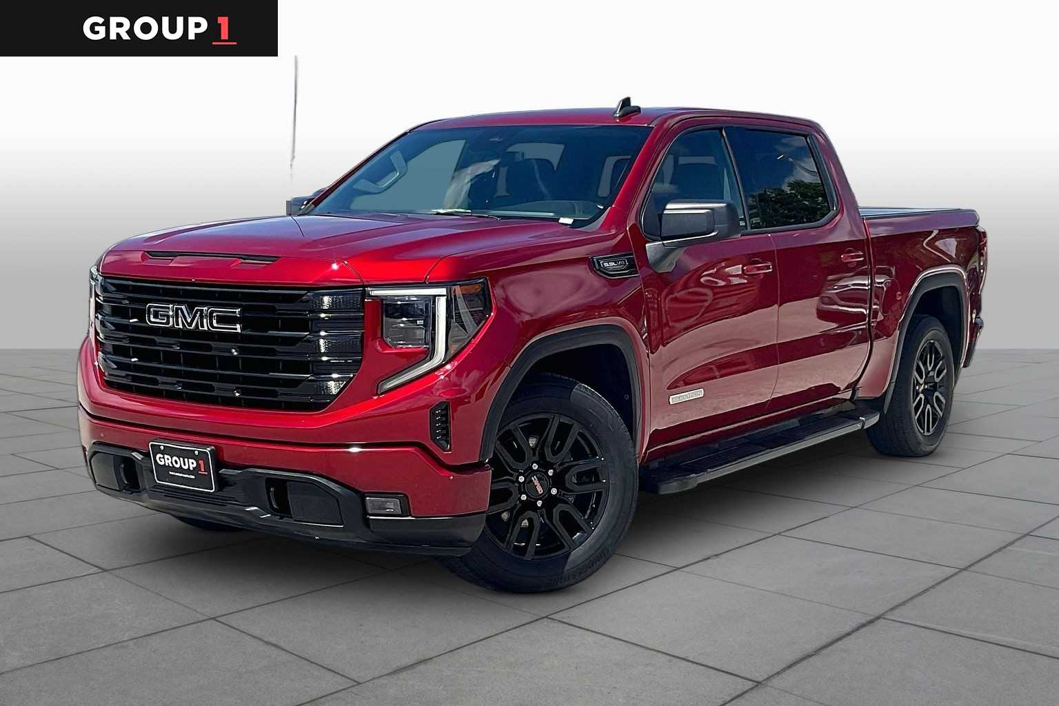 2022 GMC Sierra 1500 Elevation Cayenne Red Tintcoat at Group 1 GMC Buick South