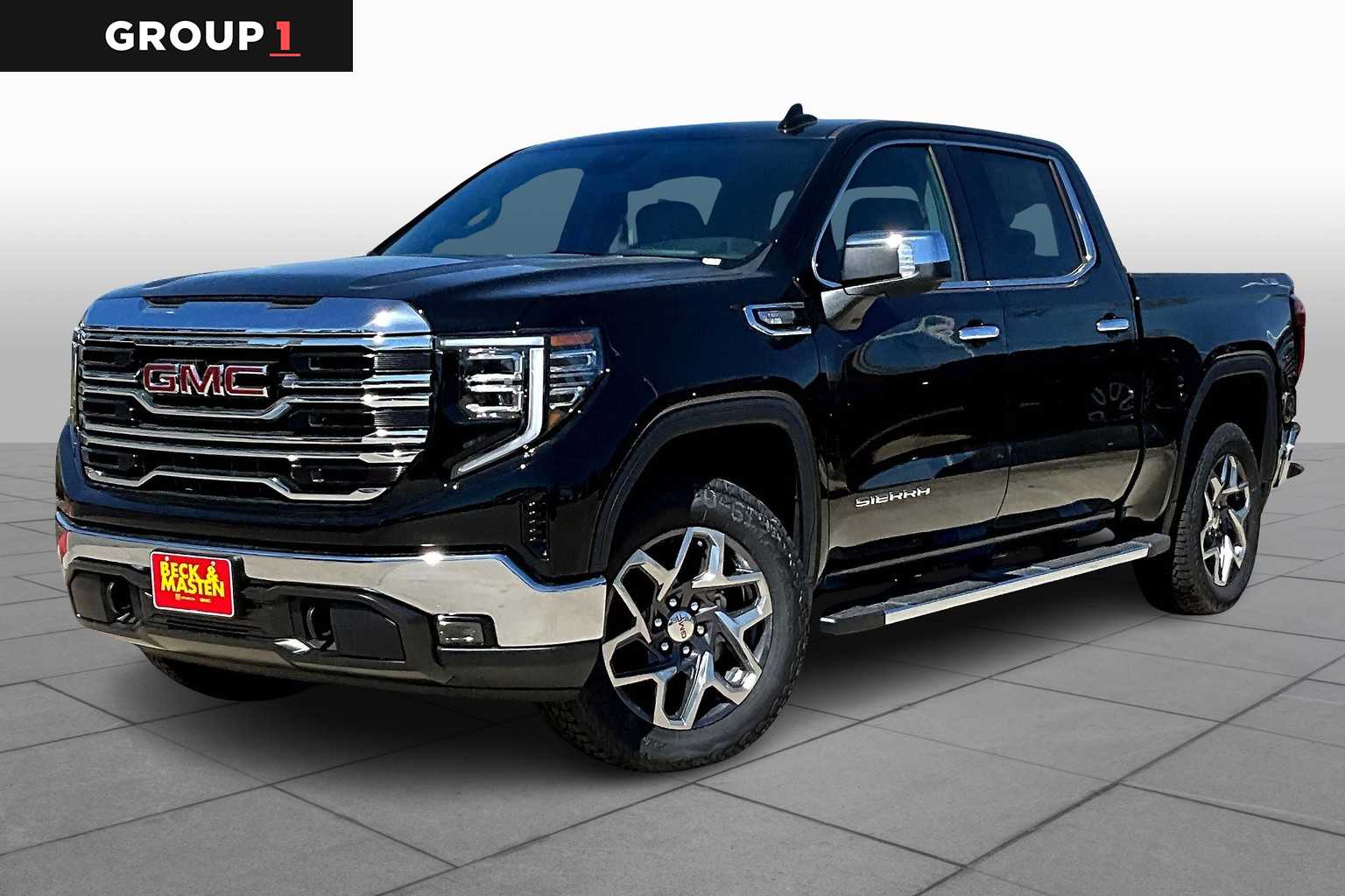 2025 GMC Sierra 1500 SLT Onyx Black at Friendly Ford Crosby