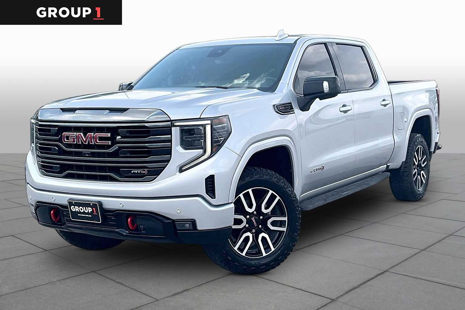 2022 GMC Sierra 1500 AT4 Quicksilver Metallic at Texan GMC Buick