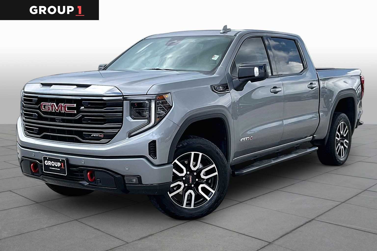 2024 GMC Sierra 1500 AT4 Sterling Metallic at Texan GMC Buick