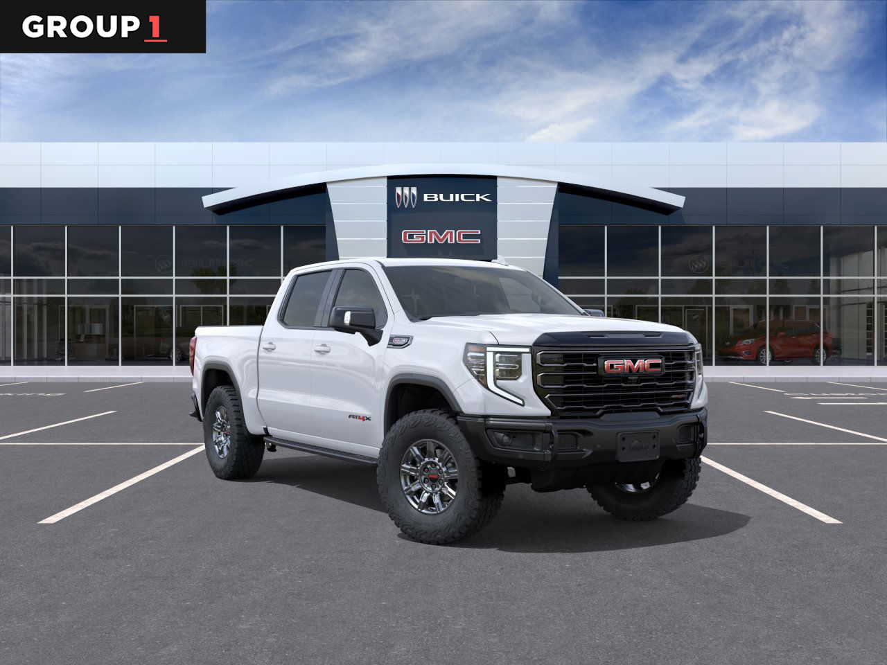 2026 GMC Sierra 1500 AT4X Summit White at Friendly Ford Crosby