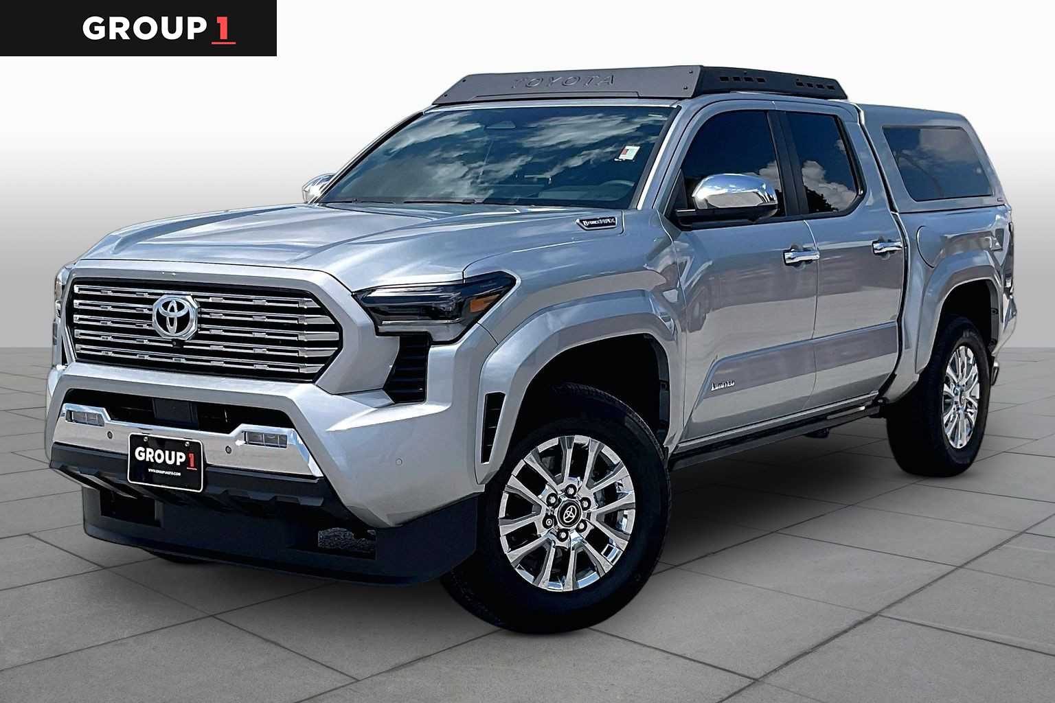 2024 Toyota Tacoma Limited Hybrid Celestial Silver Metallic at Group 1 Toyota Southwest