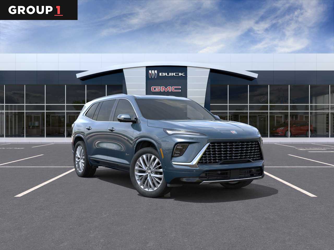 2026 Buick Enclave Avenir Ocean Blue Metallic at Group 1 GMC Buick South