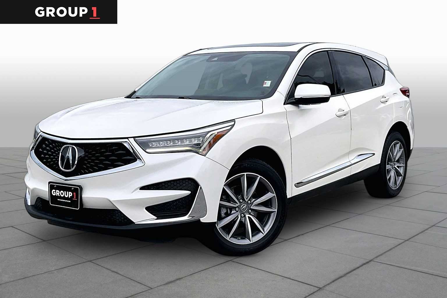 2019 Acura RDX w/Technology Pkg White Diamond Pearl at AutoNation USA Katy