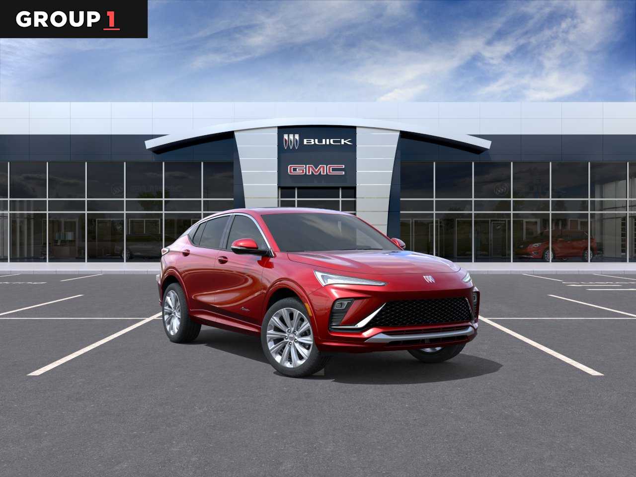 2026 Buick Envista Avenir Brilliant Red at Group 1 GMC Buick South