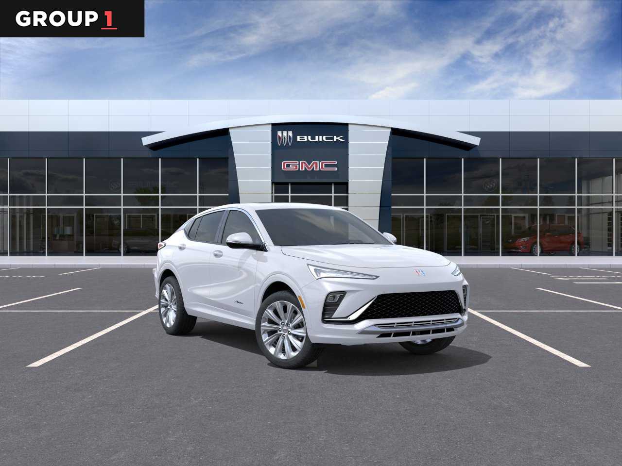 2026 Buick Envista Avenir White Frost Tricoat at Group 1 GMC Buick South
