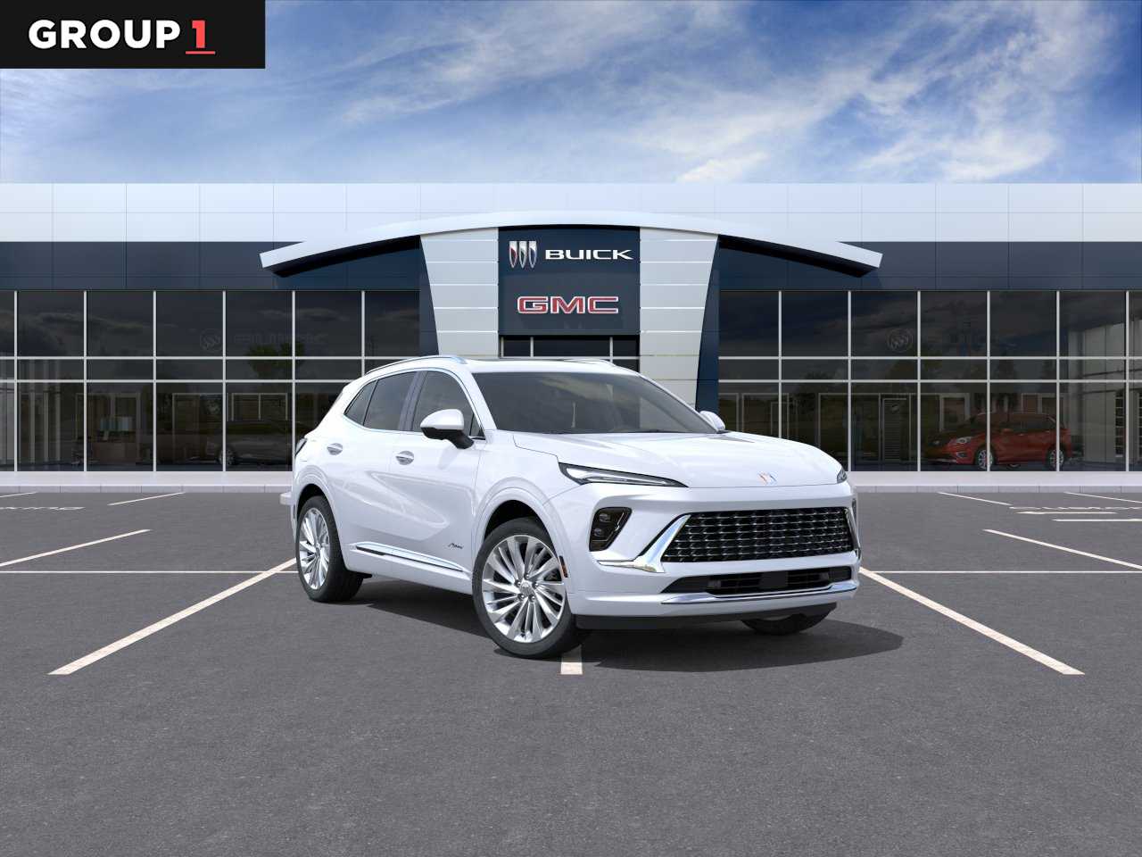 2026 Buick Envision Avenir Iridescent White Tricoat at Texan GMC Buick