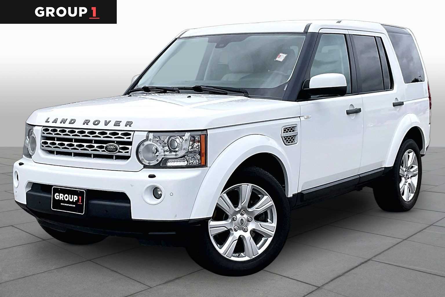 2013 Land Rover LR4 LUX Fuji White at Mac Haik Ford