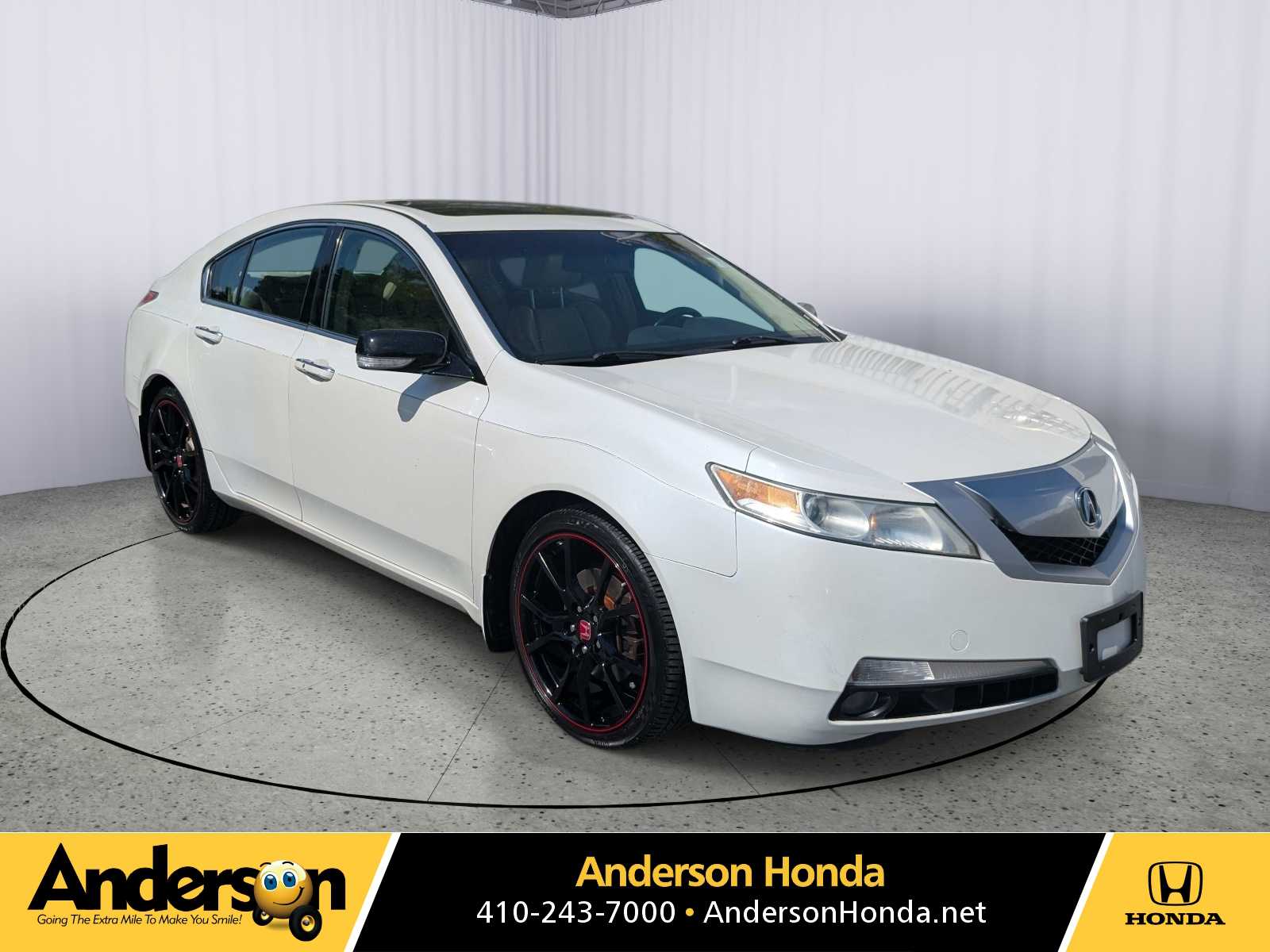 White Diamond Pearl 2010 Acura TL FWD with Technology Package Sedan Front-Wheel Drive 5-Speed Automatic