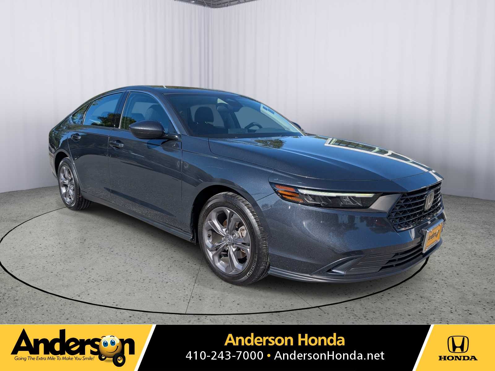 Meteorite Gray Metallic 2023 Honda Accord Sedan Front-Wheel Drive Continuously Variable Transmission