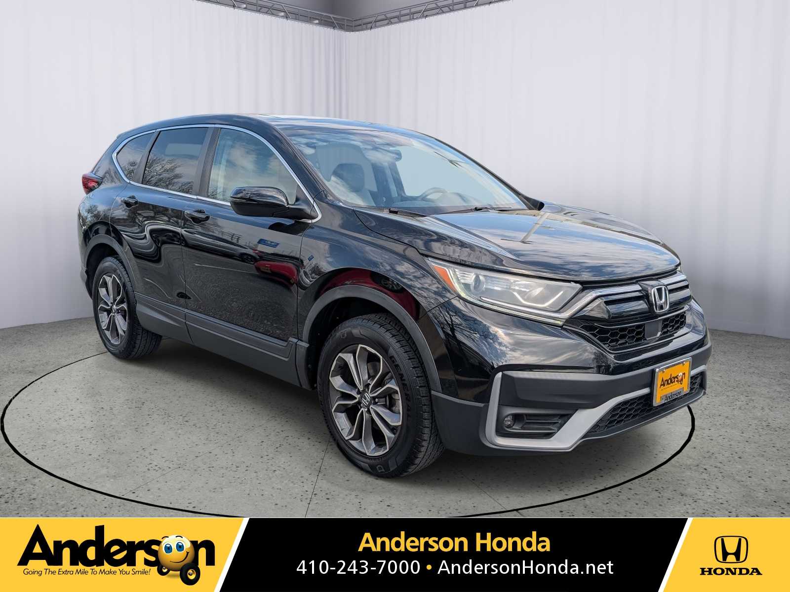 Crystal Black Pearl 2020 Honda CR-V EX-L AWD SUV / Crossover All-Wheel Drive Continuously Variable Transmission