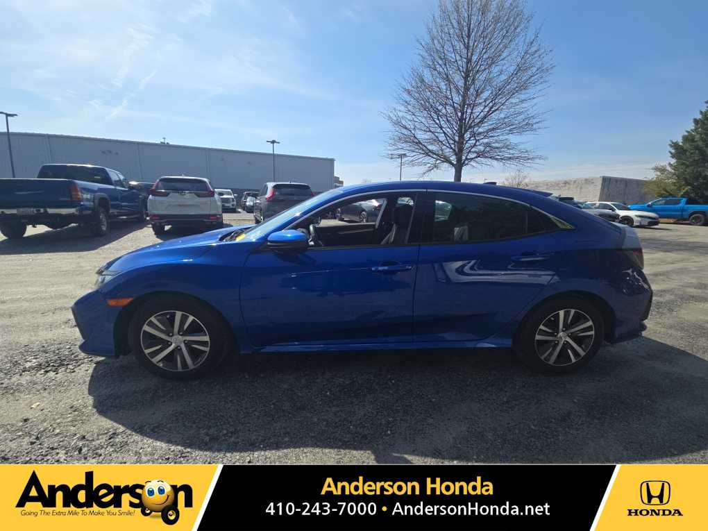 Aegean Blue Metallic 2020 Honda Civic Hatchback LX FWD Hatchback Front-Wheel Drive Continuously Variable Transmission