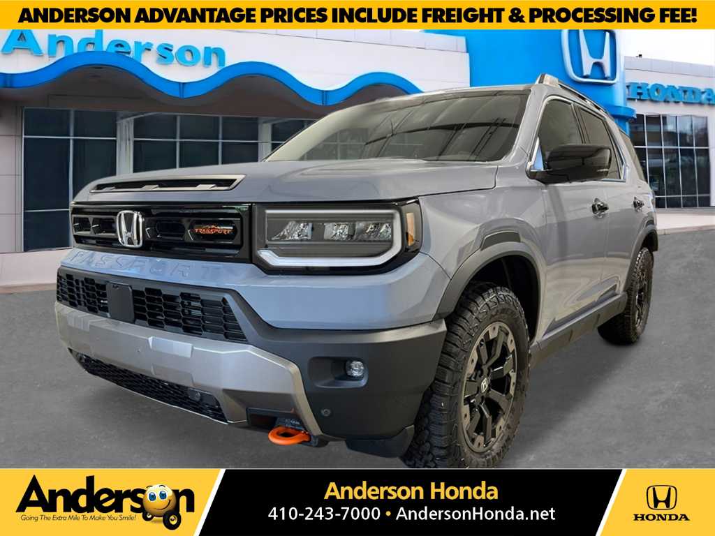 Sonic Gray Pearl 2026 Honda Passport SUV / Crossover All-Wheel Drive Automatic