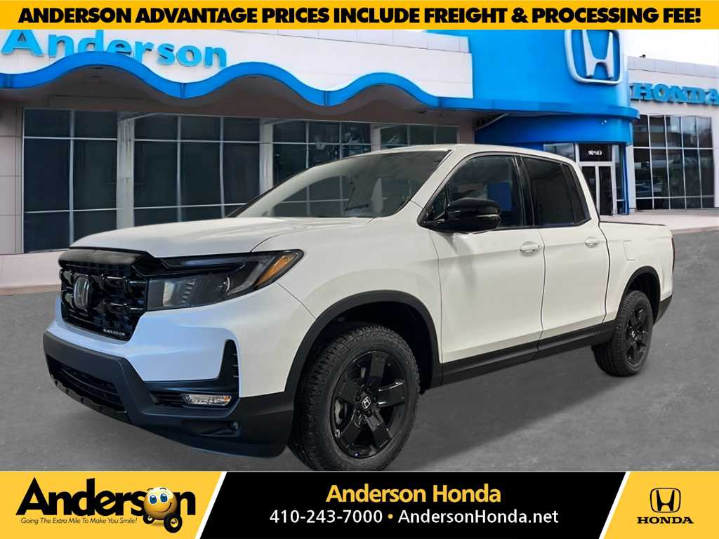 Platinum White Pearl 2026 Honda Ridgeline Pickup Truck All-Wheel Drive 9-Speed Automatic