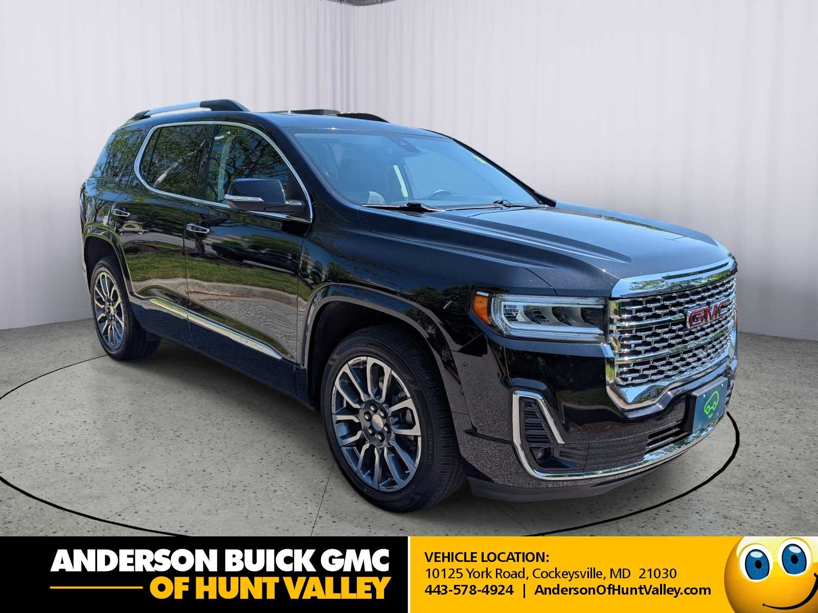 Black (Ebony Twilight Metallic) 2020 GMC Acadia Denali AWD SUV / Crossover Four-Wheel Drive 9-Speed Automatic
