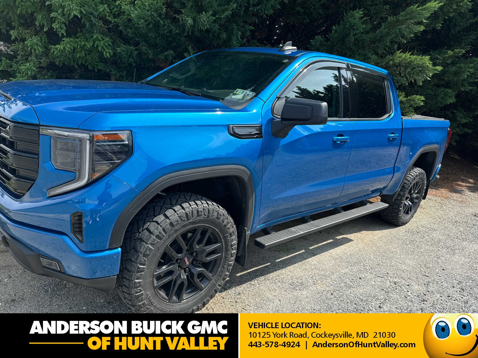 Dynamic Blue Metallic 2023 GMC Sierra 1500 Pickup Truck Four-Wheel Drive 8-Speed Automatic