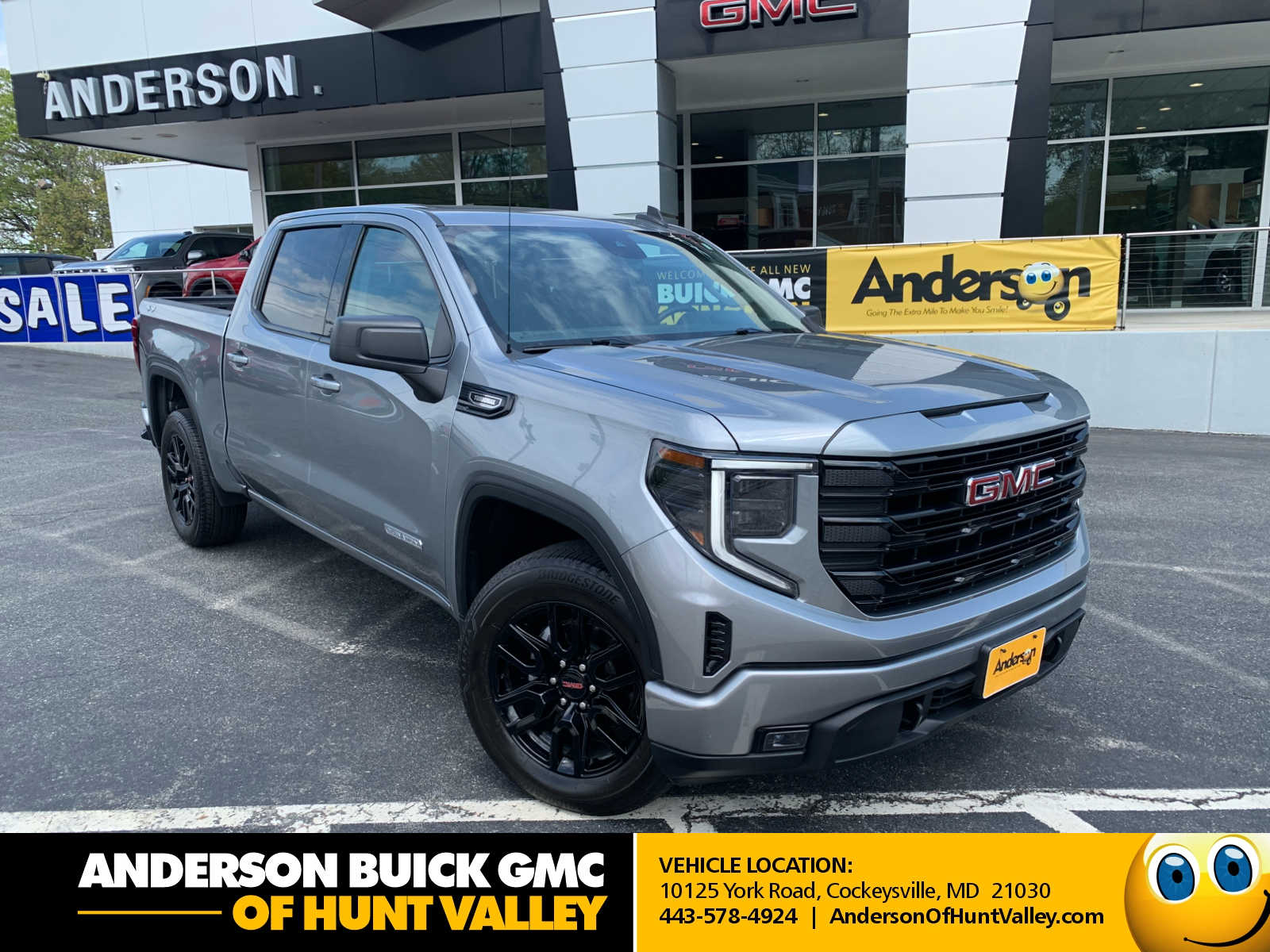 Sterling Metallic 2025 GMC Sierra 1500 Pickup Truck Four-Wheel Drive 8-Speed Automatic