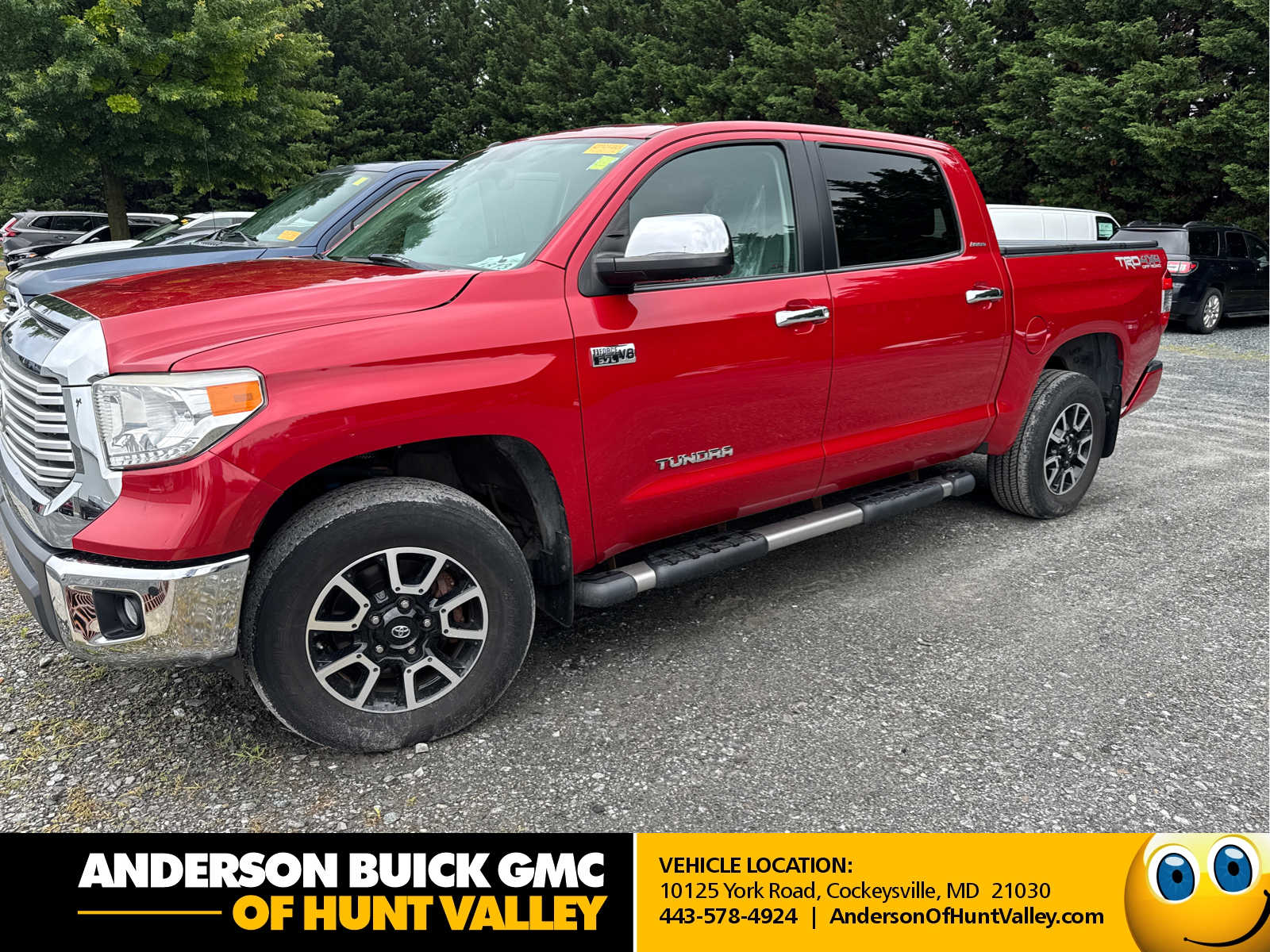 Barcelona Red Metallic 2016 Toyota Tundra Pickup Truck Four-Wheel Drive 6-Speed Automatic
