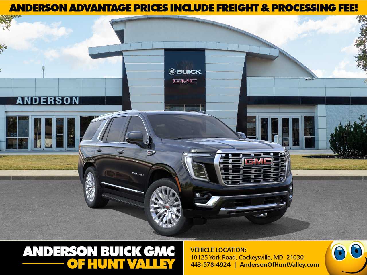 Onyx Black 2026 GMC Yukon SUV / Crossover Four-Wheel Drive Automatic