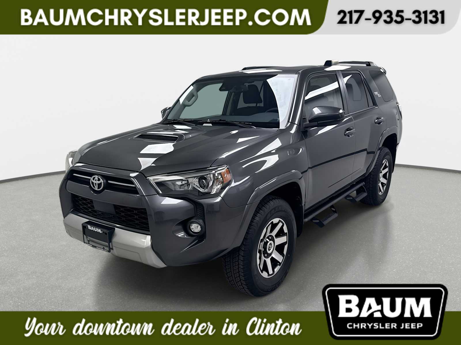 Magnetic Gray Metallic 2021 Toyota 4Runner TRD Off-Road 4WD SUV / Crossover Four-Wheel Drive 5-Speed Automatic